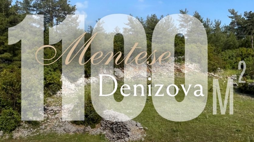 Menteşe Denizova’da 1.100 m² tiny house uygun satılık arsa
