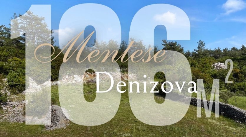 Menteşe Denizova’da 186 m² satılık hobi bahçesi arsası