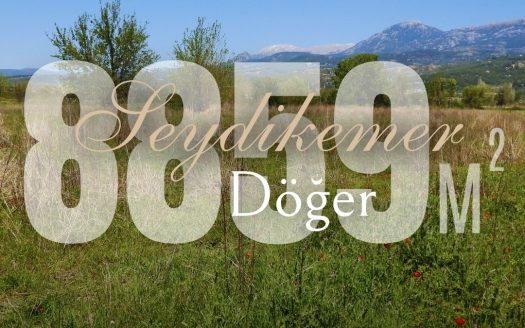 Seydikemer Döğer’de 8.859 m² tarıma uygun satılık arsa